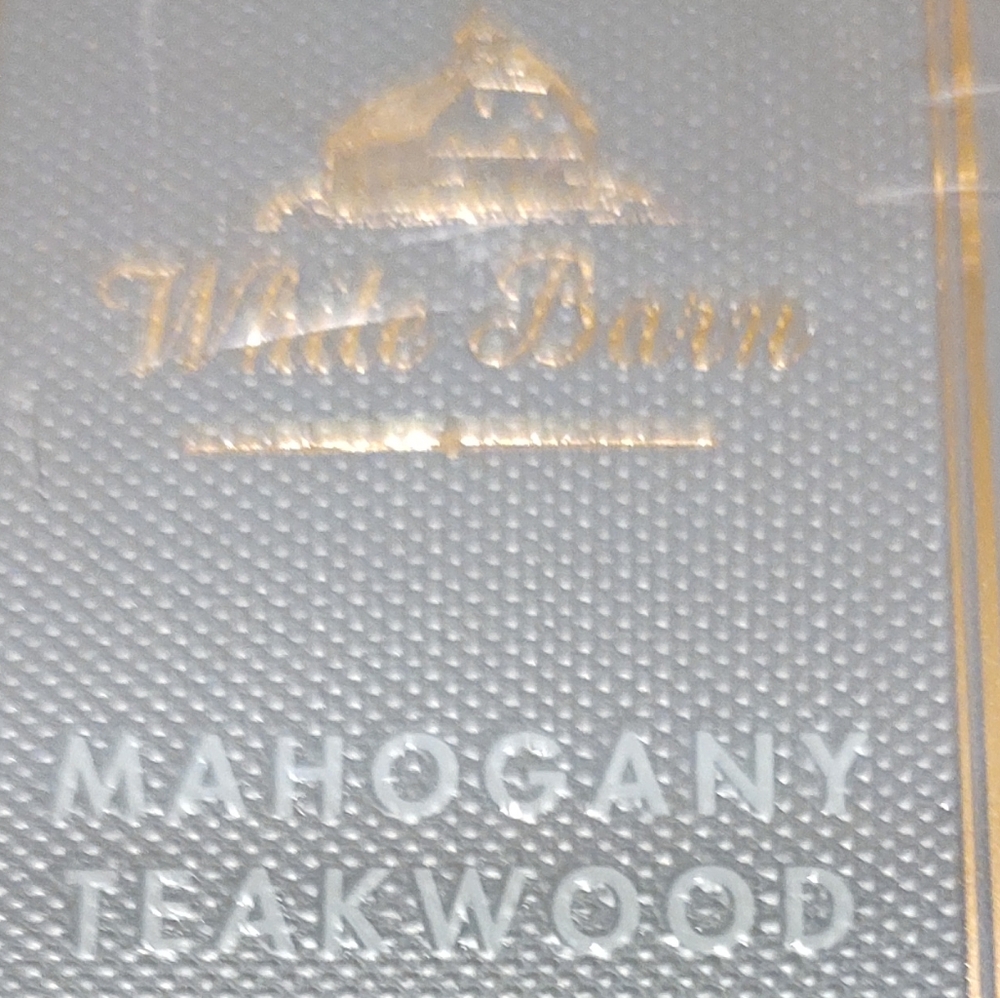 🍂🪵🍂 NWT Bath & Body Works White Barn Mahogany Teakwood 8 oz - Picture 5 of 8